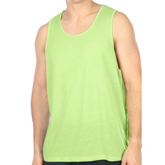 RB3 Active Men’s Sleeveless Performance Athletic Tank Neon Green Size XXL New! - Picture 6 of 8